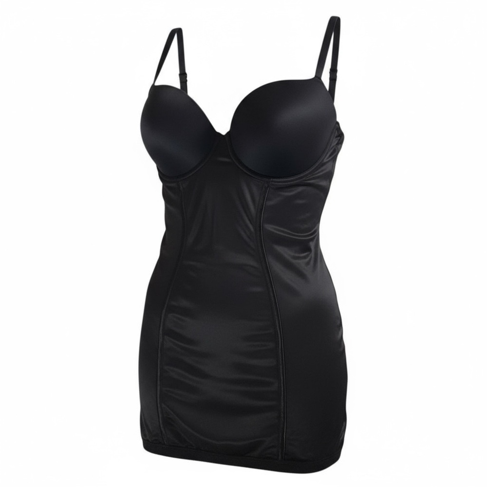 Maidenform Elegant Black Shapewear Chemise - Picture 4 of 9